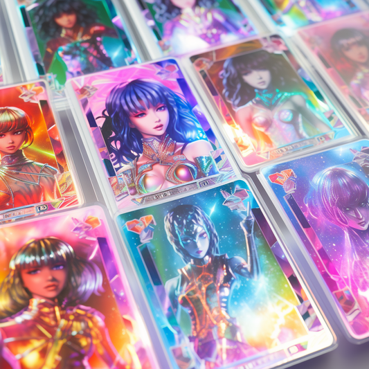 HOLOGRAPHIC Custom Trading Cards